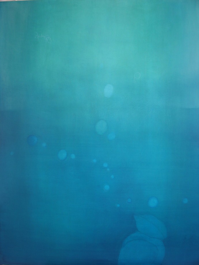 Murky Waters - Acrylic on panel (38"x48")